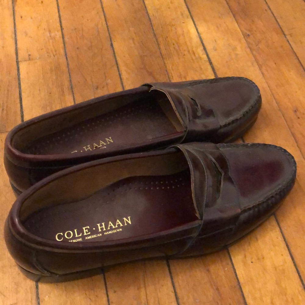 Cole Haan brown loafers